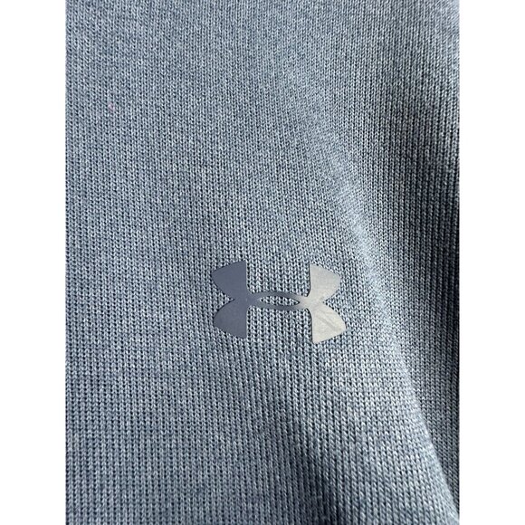 Under Armour Quarter Zip Mens Pullover‎ size XL Blue - Picture 3 of 7